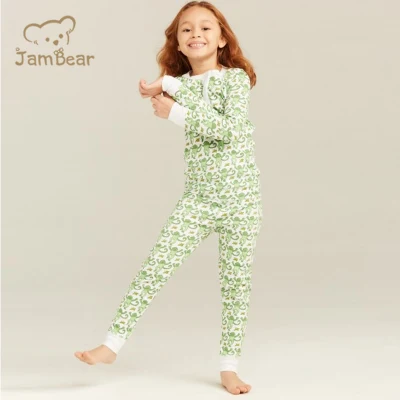 Jambear Bio-Kinderpyjama, Kinderschlafanzug für den Winter, Baby-Loungewear, Bambus-Kindernachtwäsche, individuelles Babyschlafset