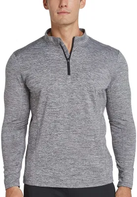 Großhandel Herren-Pullover mit 1/4-Reißverschluss, Laufshirts, langärmelige Oberteile, aktive Kleidung